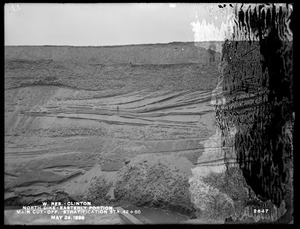 Wachusett Reservoir, North Dike, easterly portion, stratification on east side of main cut-off trench, station 42+50, Clinton, Mass., May 29, 1899