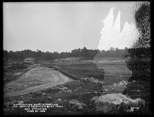 Distribution Department, Low Service Spot Pond Reservoir, stripping near Pond Street, from the north, Stoneham, Mass., Jun. 20, 1899