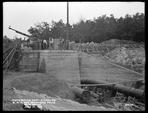 Distribution Department, Northern High Service Middlesex Fells Reservoir, Gatehouse, from the north, Stoneham, Mass., Jun. 20, 1899