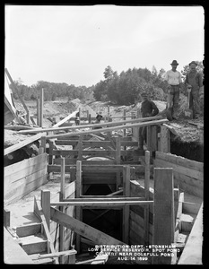 Distribution Department, Low Service Spot Pond Reservoir, culvert on open channel near Doleful Pond, from the northwest, Stoneham, Mass., Aug. 14, 1899