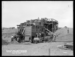 Sudbury Reservoir, Marlborough Brook Filters, gravel screener and washer, Marlborough, Mass., Aug. 28, 1899