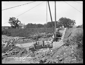 Sudbury Reservoir, Marlborough Brook Filters, diverting weir, Marlborough, Mass., Aug. 28, 1899
