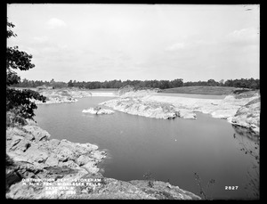 Distribution Department, Northern High Service Middlesex Fells Reservoir, east basin, from the south, near Dam No. 5, Stoneham, Mass., Sep. 5, 1899