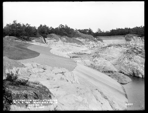 Distribution Department, Northern High Service Middlesex Fells Reservoir, Dam No. 4, from the north, Stoneham, Mass., Sep. 5, 1899