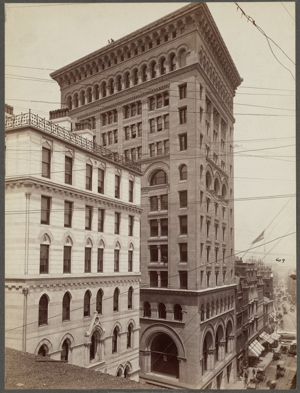 Ames Building: Washington and Court Sts. Built 1889-1891, Shepley, Rutan & Coolidge, arch.