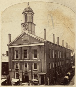 Boylston Market, corner of Boylston and Washington Sts. About 1870