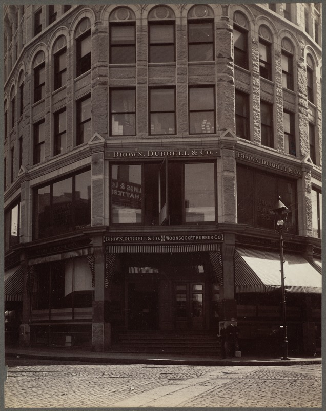 Brown, Durrell and Company: Bedford St. entrance