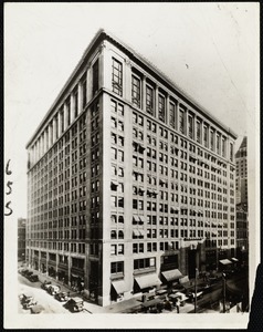 View of the Chamber of Commerce building on Federal St. Boston. Managed by Amory Eliot office