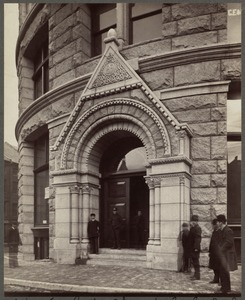 Boston, Massachusetts: Entrance to the Chamber of Commerce building