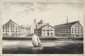 East view of Faneuil Hall market