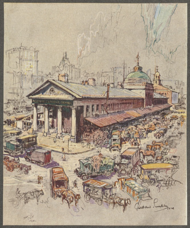 Quincy Market, 1930