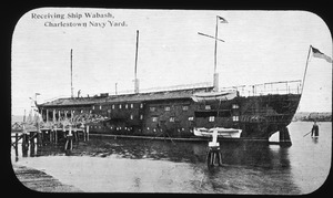 Receiving ship Wabash, Navy Yard 1876-1912
