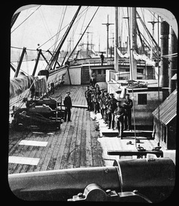 Deck of the U.S.S. Wabash, 1876-1912