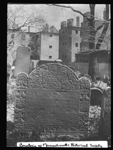 Most elaborate stone in Phipps Street Burial Ground
