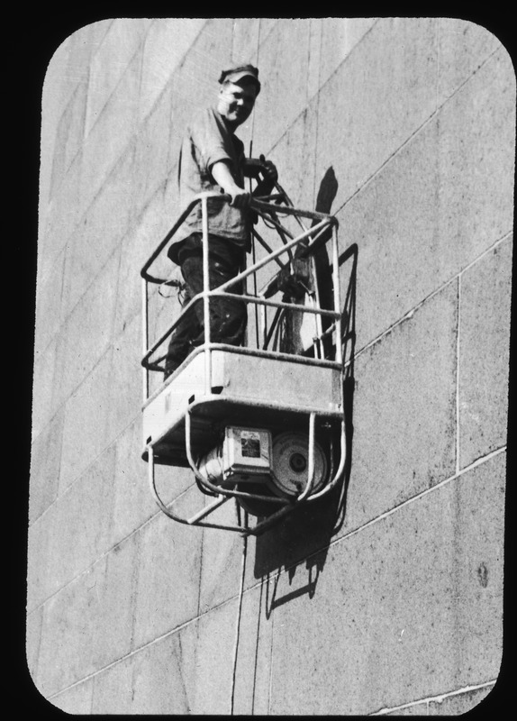 Cable car climbing monument