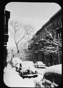 Monument Avenue in winter
