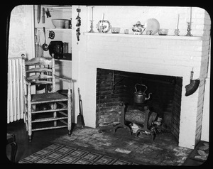 Kitchen fireplace, 32 High Street