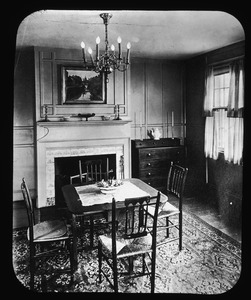 Edmund Quincy House, 17 Elwood Street dining room