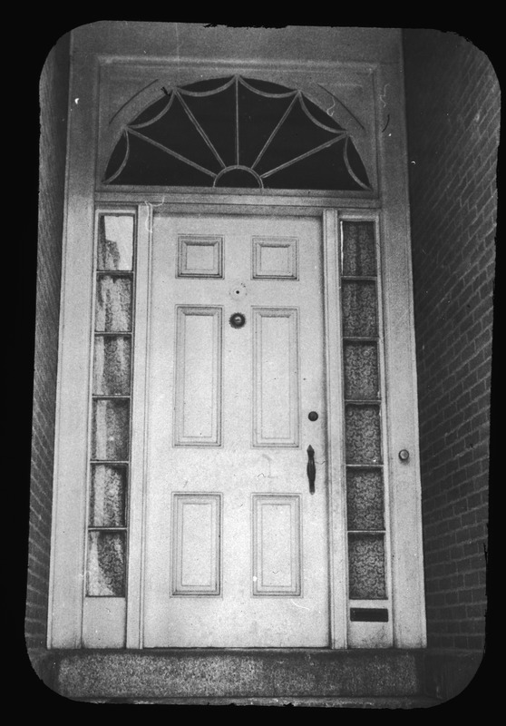 Doorway at 291 Bunker Hill Street, January, 1957