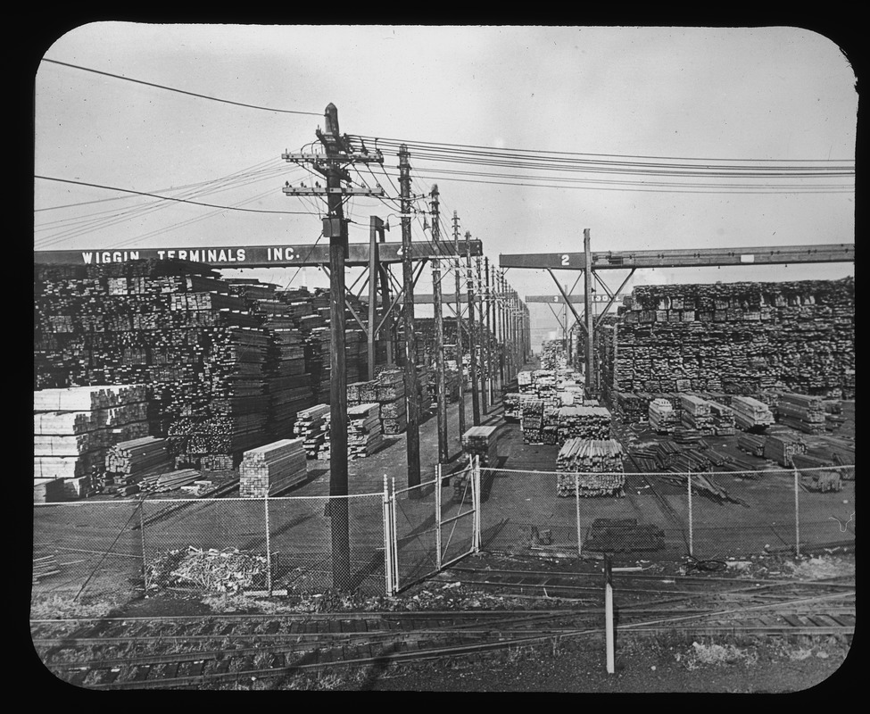 Lumber yard, Charlestown, Mass.