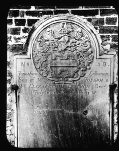 Tomb #53 of Jonathan Lemmon in Phipps Street Burial Ground