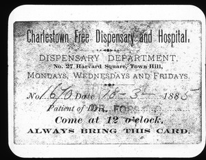 Dispensary ticket