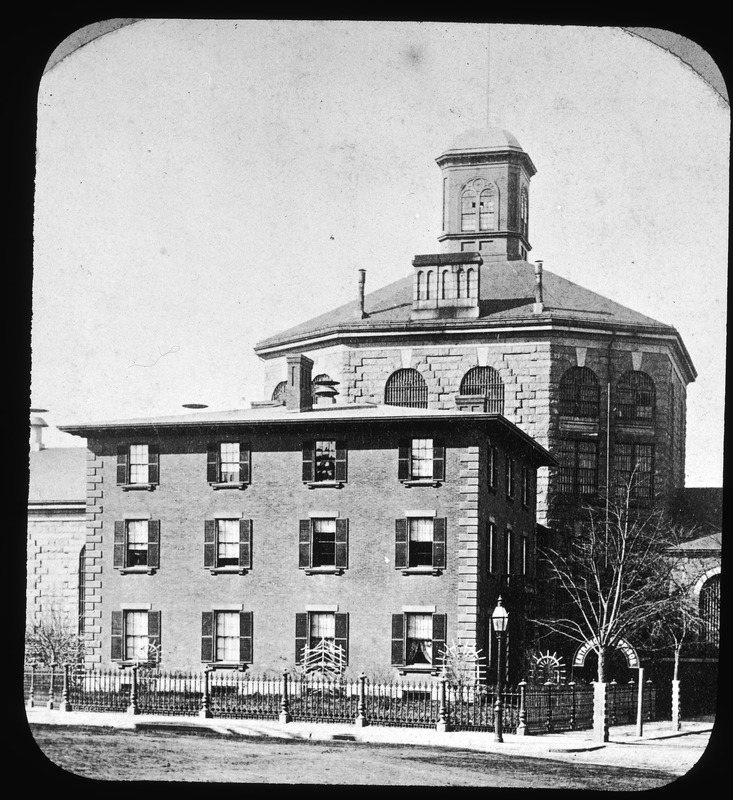 Massachusetts State Prison and warden's house Digital Commonwealth