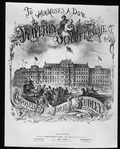 Waverly House, on cover of music for "Waverly Schottische"