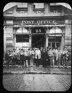 Post office in gas company building, 23 Main Street