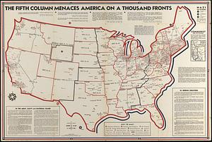 The fifth column menaces America on a thousand fronts