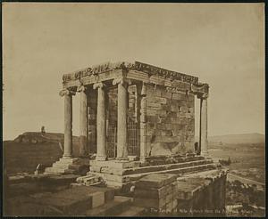 The Temple of Nike Apterous from the Propylaea. Athens