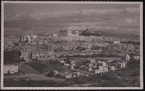 Athens - Odeon of Herodes Atticus and the Acropolis