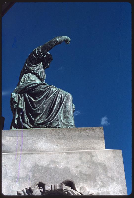 Sculpture on Soldiers and Sailors Monument, Boston Common