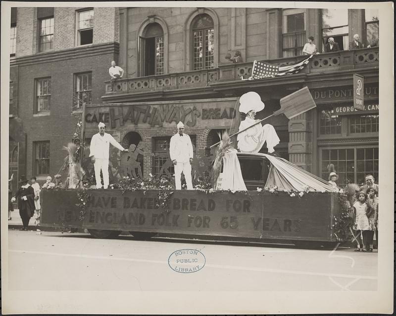 Hathaway's Bread float in Tercentenary parade