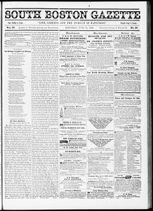 South Boston Gazette, June 15, 1850