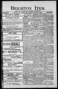 The Brighton Item, January 21, 1893