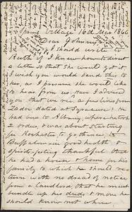 Letter from Zadoc Long to John D. Long, March 16, 1866