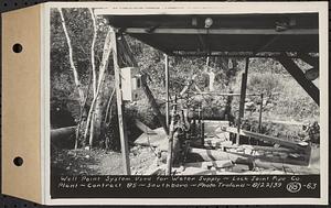 Contract No. 85, Manufacture and Delivery of Precast Concrete Steel Cylinder Pipe, Southborough, Framingham, Wayland, Natick, Weston, well point system used for water supply, Southborough, Mass., Aug. 22, 1939