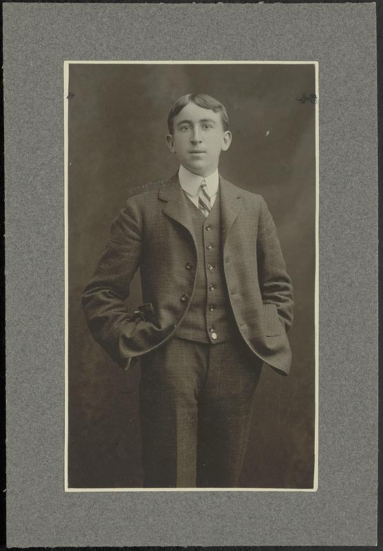 Boston Latin School 1902 Senior portrait, Henry Edward Brennick