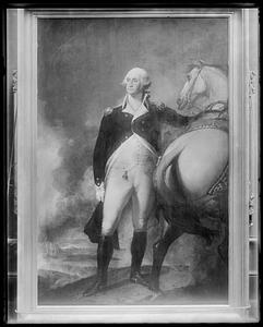 George Washington equestrian painting by Gilbert Stuart