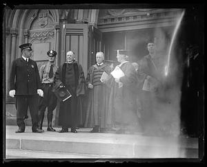 People in academic dress