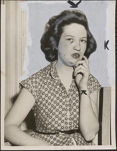 Mrs. Dorothy Chinevere of South Boston, beaten up by boy friend
