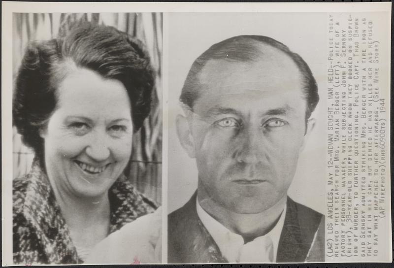 Woman sought, man held