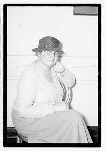 Seated woman