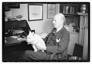 William B. Rogers of Sherborn, has show dogs