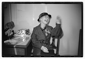 Mrs. Townsend, wife of Townsend old age plan