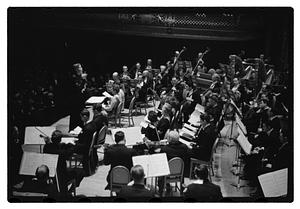 Harvard & Radcliffe Glee Clubs symphony Boulanger conducting, Symphony Hall