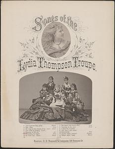 Songs of the Lydia Thompson Troupe