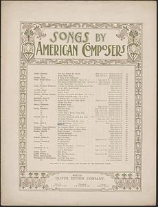 Songs by American composers