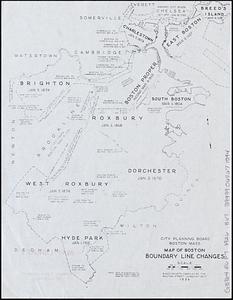 Map of Boston boundary line changes